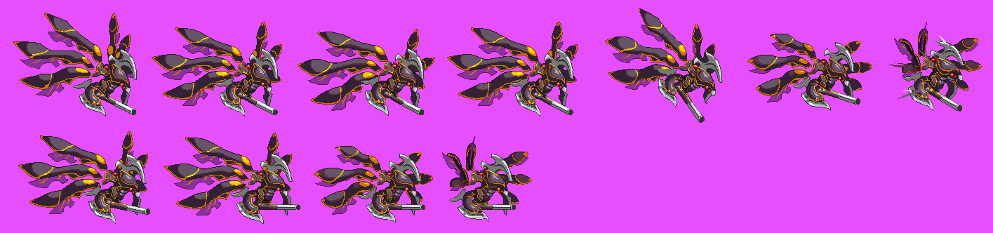 Final Sky / Cross Summoner - Mecha God MK-I- Dark Wing