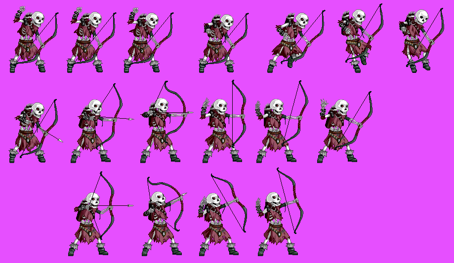 Red Skeleton Archer