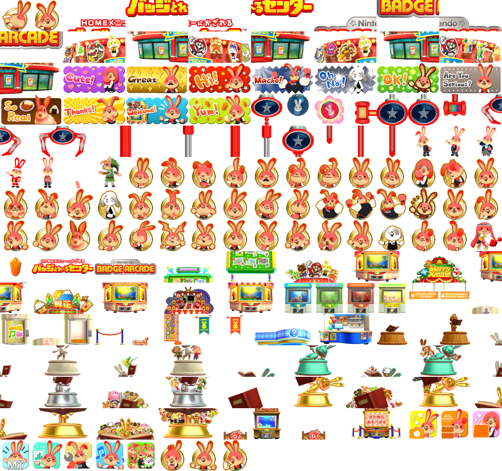 Nintendo Badge Arcade - Badges