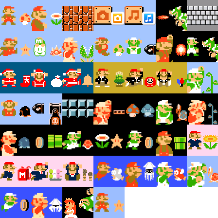 3DS - Nintendo Badge Arcade - Crane Icons - The Spriters Resource