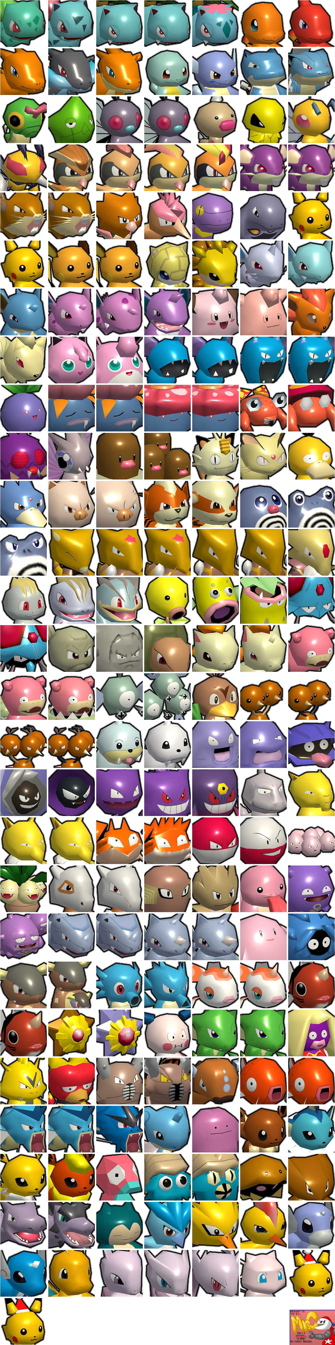 Pokémon Icons (1st Generation)