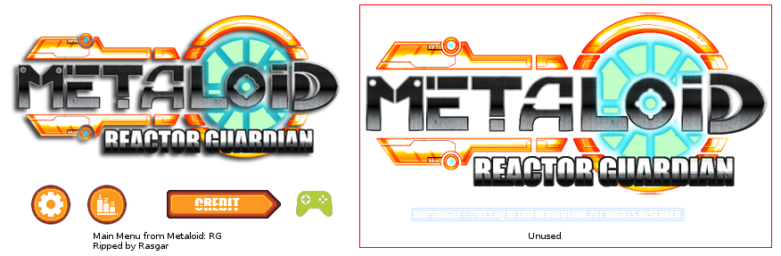 Metaloid: Reactor Guardian - Main Menu