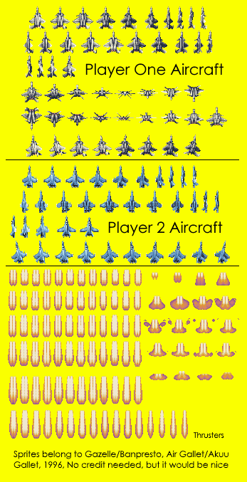 Air Gallet - Player Aircraft
