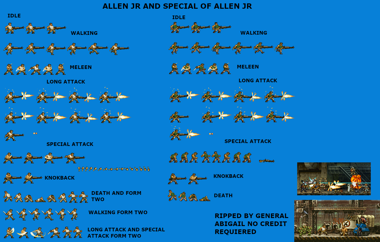 Metal Slug Attack - Allen Jr. / Special Allen Jr.