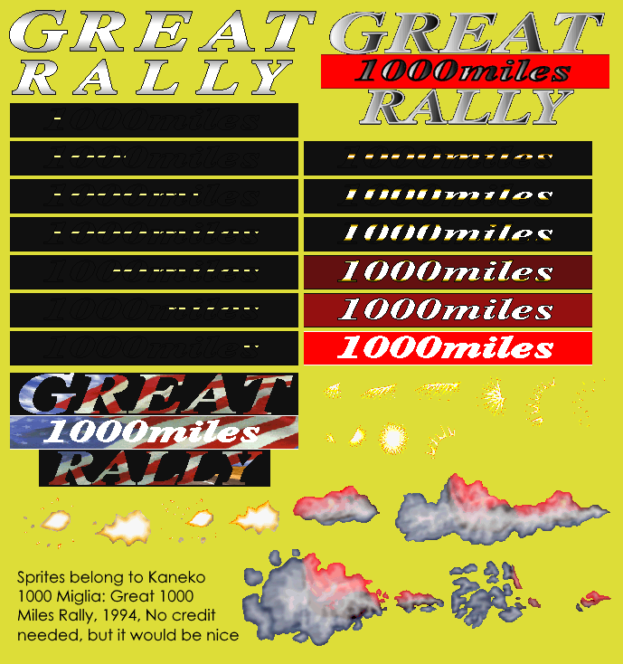 1000 Miglia: Great 1000 Miles Rally - Attract Mode (USA Version & Evolution Model)
