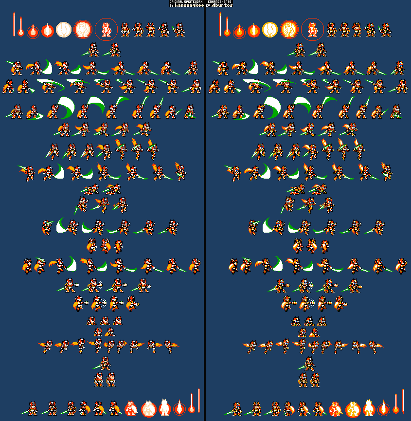 megaman x sprite sheet complete