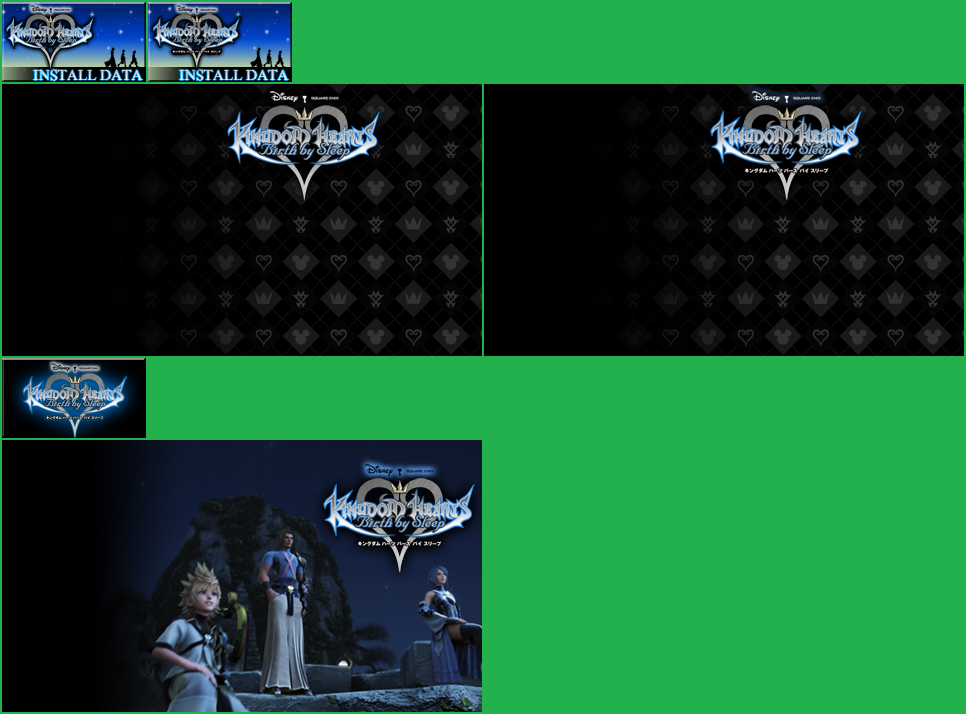 Kingdom Hearts: Birth by Sleep - Game Icons and Banners