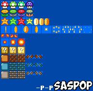 Super Mario All-Stars: Super Mario Bros. & The Lost Levels - Items & Blocks