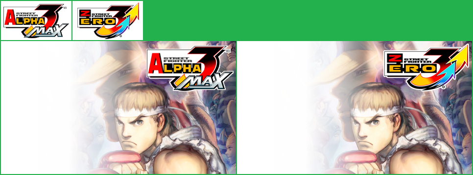 Street Fighter Alpha 3 Max / Street Fighter Zero 3 Double Upper - Game Icons and Banners