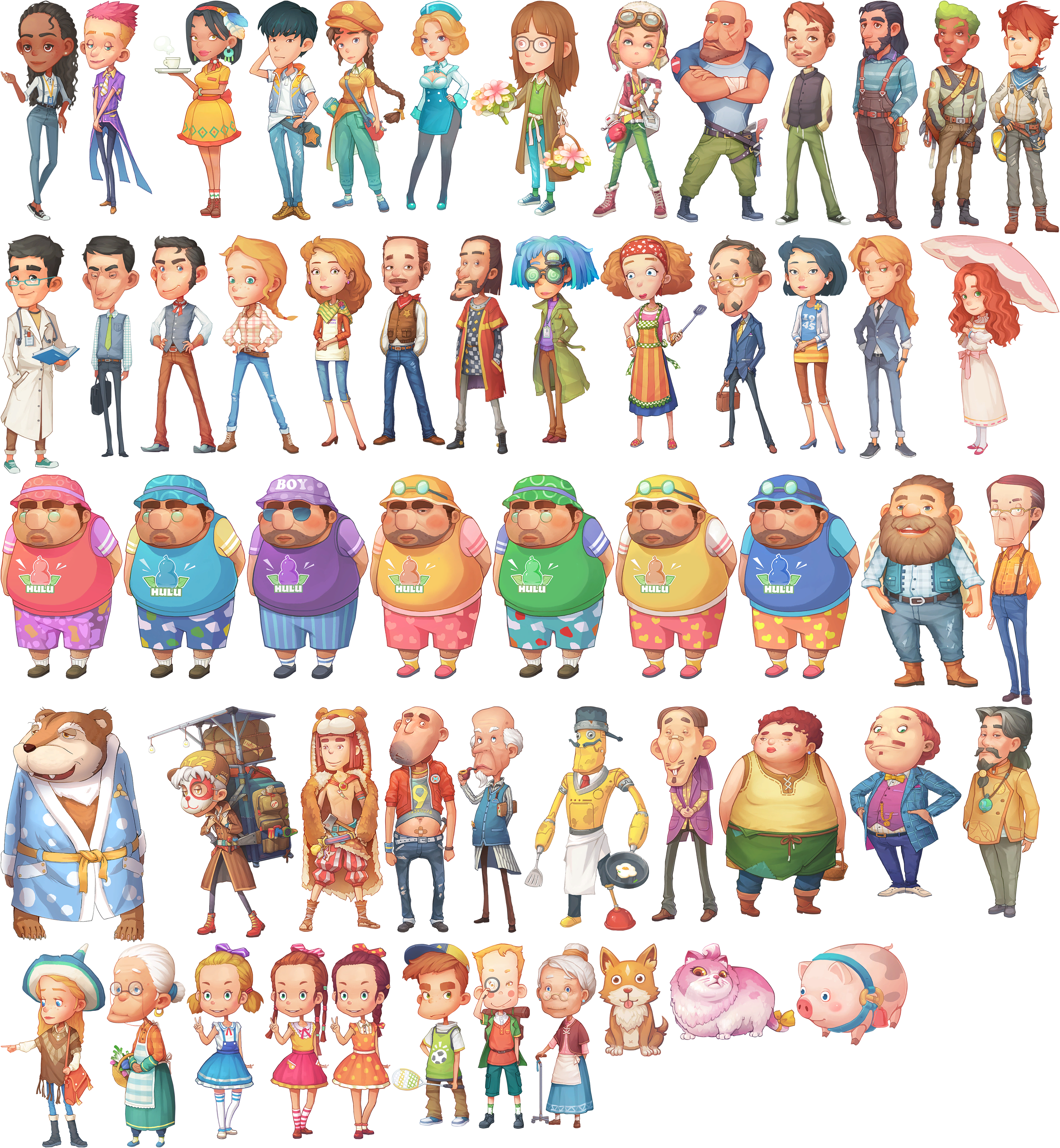 My Time at Portia - Character Portraits