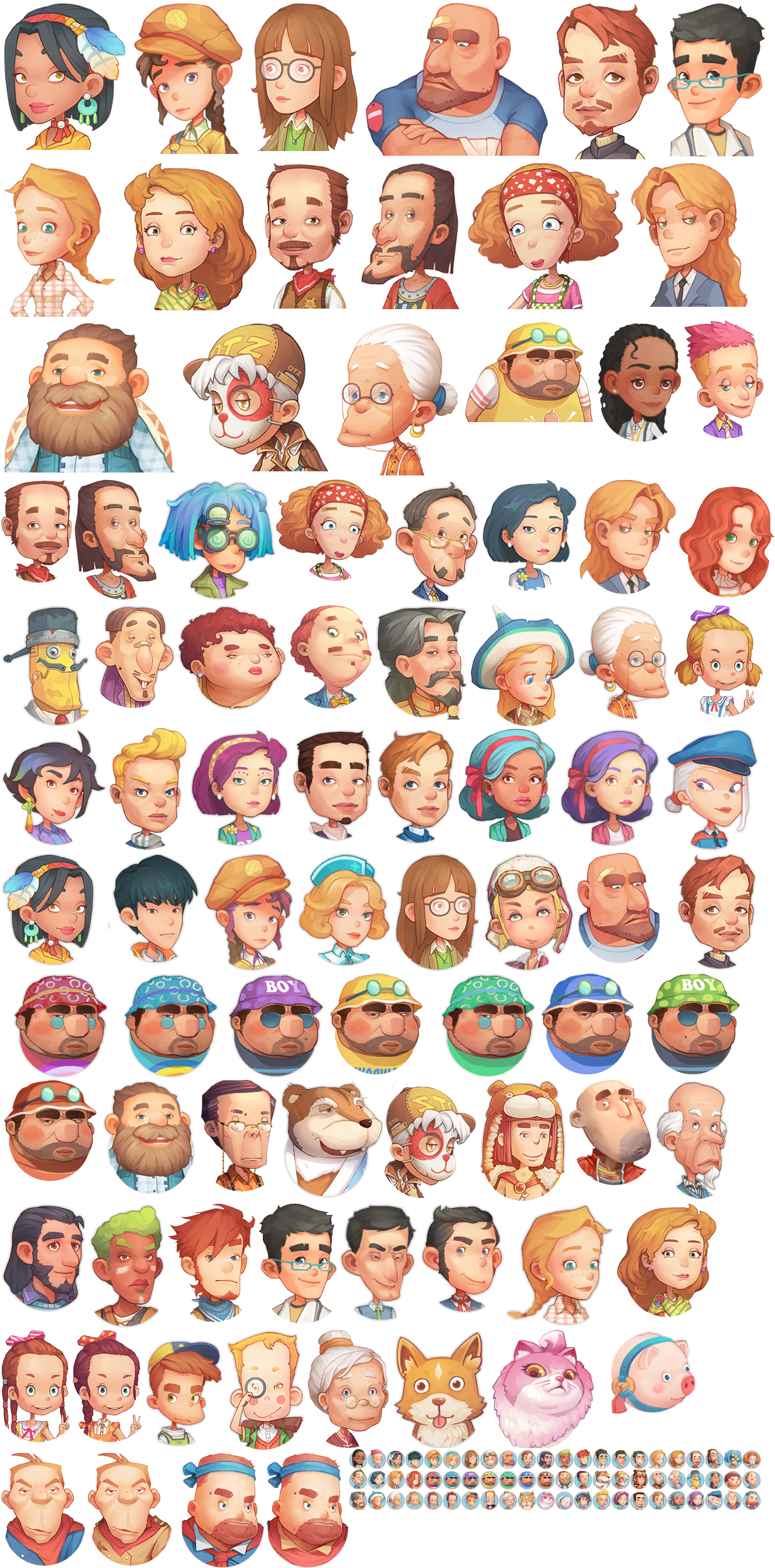 My Time at Portia - Character Portraits (Icons)