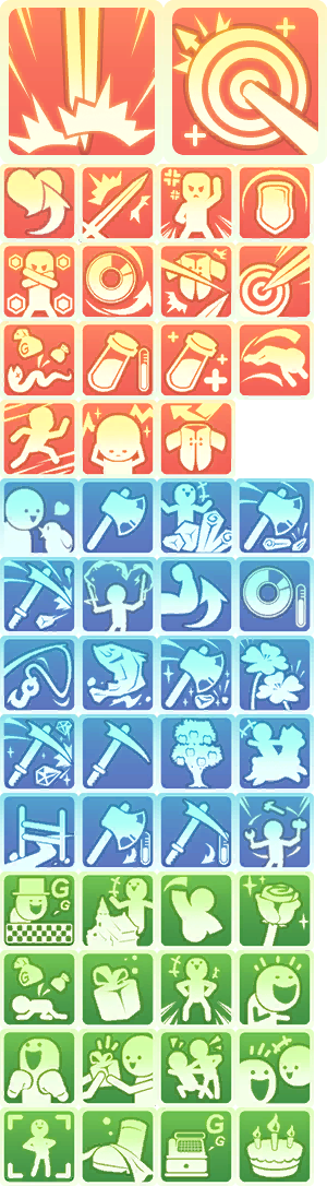 My Time at Portia - Skill Icons