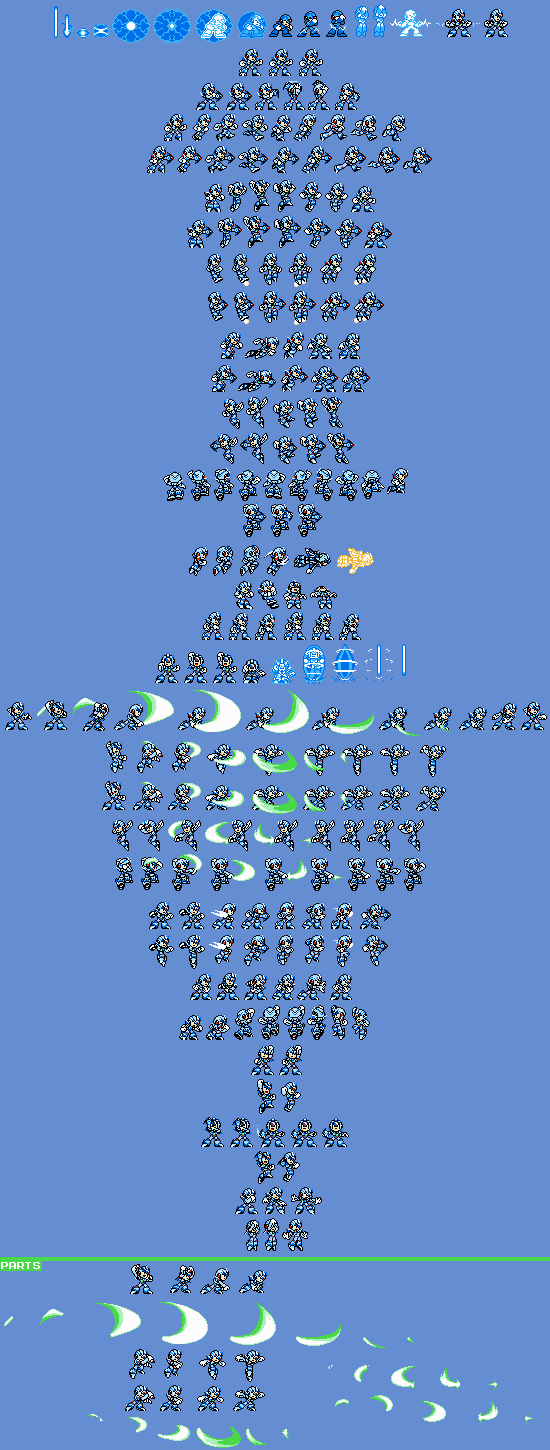 megaman x force armor sprite sheet