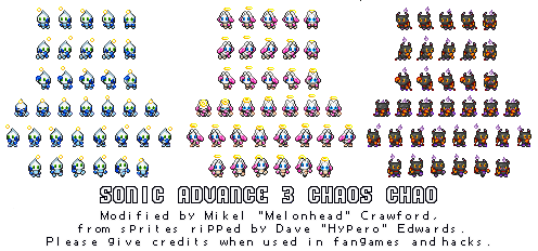 Chaos Chao (Sonic Advance 3-Style)