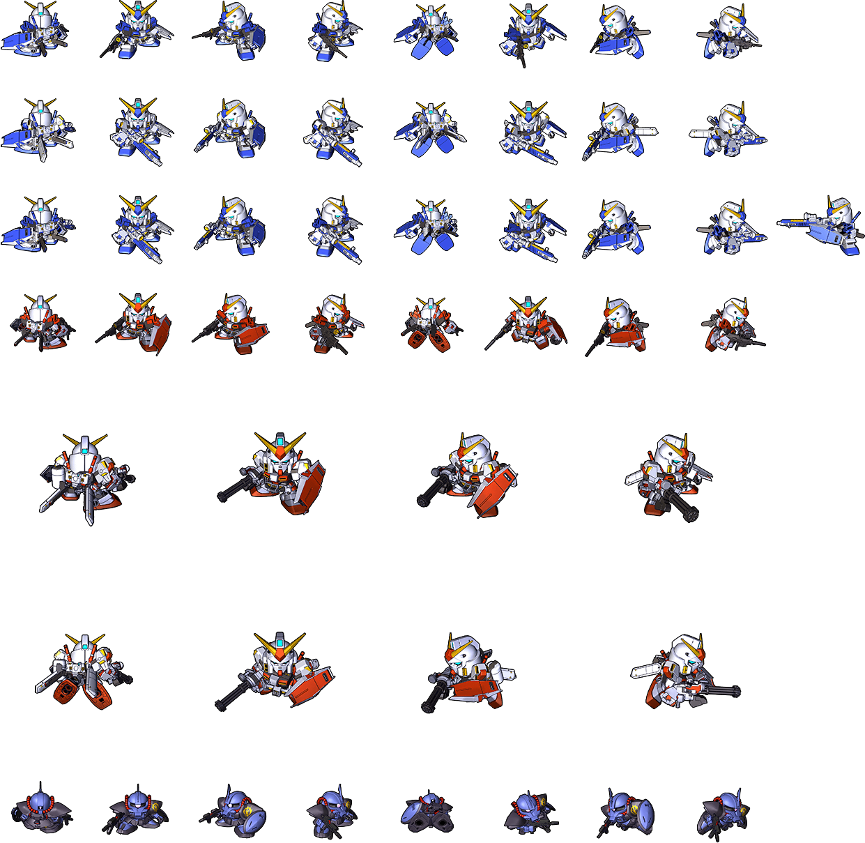 SD Gundam G Generation Genesis - Units - Space, to the End of a Flash