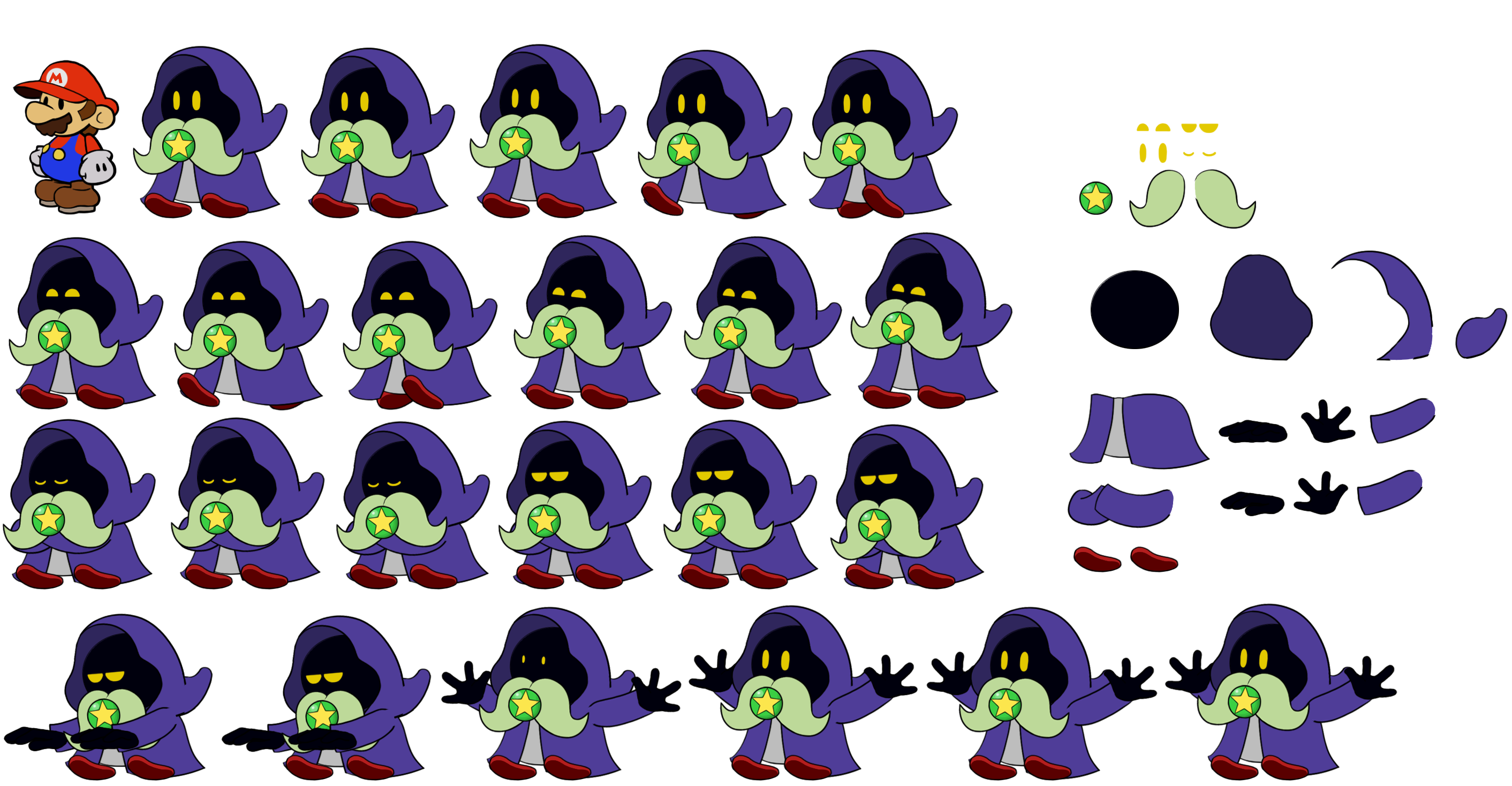 Merlon (Paper Mario-Style)