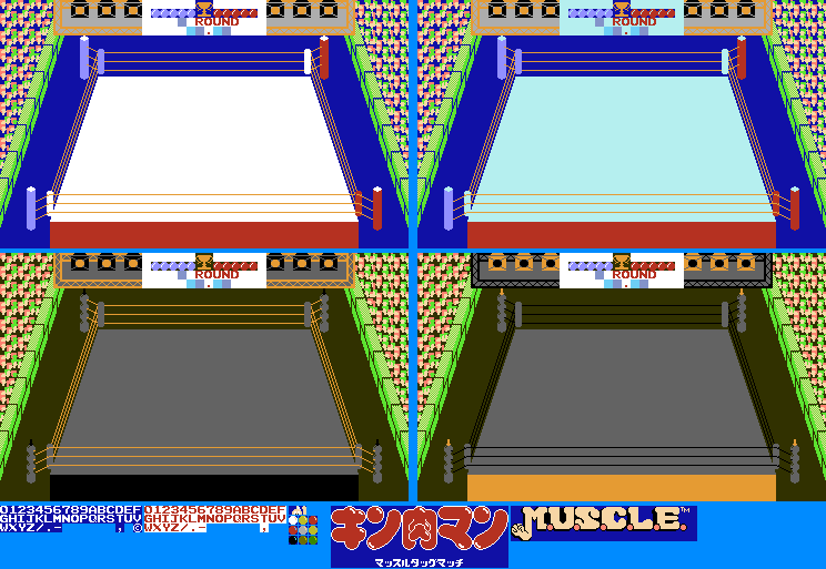 M.U.S.C.L.E.: Tag Team Match / Kinnikuman: Muscle Tag Match - Arenas & Miscellaneous