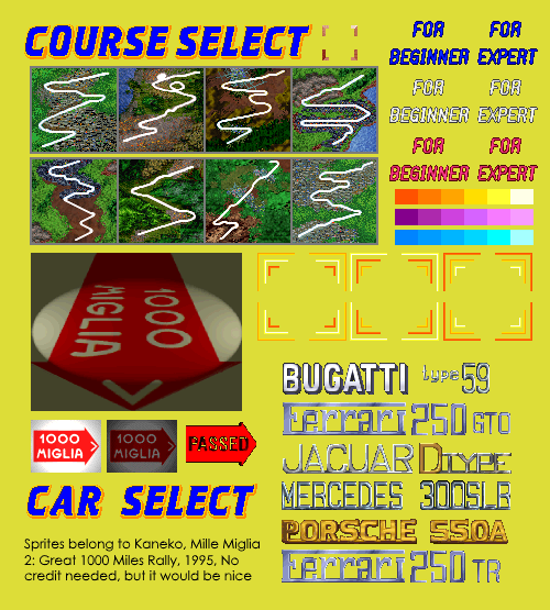 Mille Miglia 2: Great 1000 Miles Rally - Select Screens