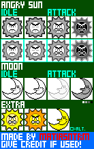 Mario Customs - Angry Sun & Moon (SML2-Style)