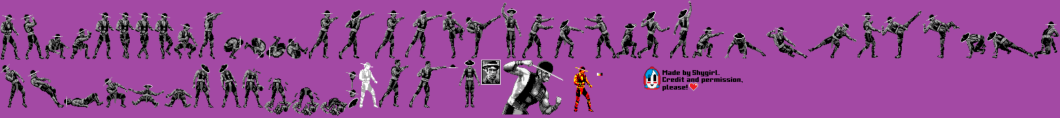 Kung Lao (Mortal Kombat 3 Game Boy-Style)