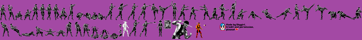 Mortal Kombat Customs - Kung Lao (Mortal Kombat 3 Game Boy-Style)