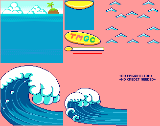Tamagotchi On - Surfing Minigame