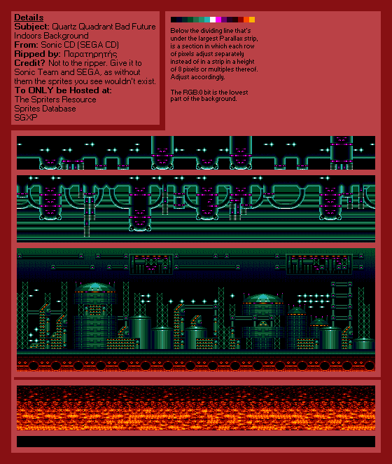 Sonic Cd Quartz Quadrant Bad Future Us Genesis / 32X / SCD - Sonic the Hedgehog CD (Sega CD) - Quartz Quadrant