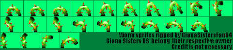 Giana Sisters DS - Worm