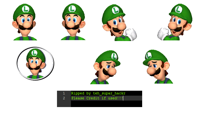 Luigi Icons: Solo Mode Menu