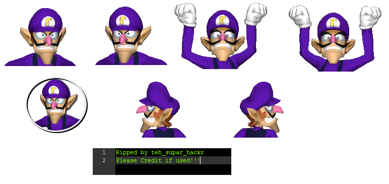 Mario Party 7 - Waluigi Icons: Solo Mode Menu