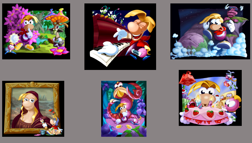 Rayman - Loading Screens