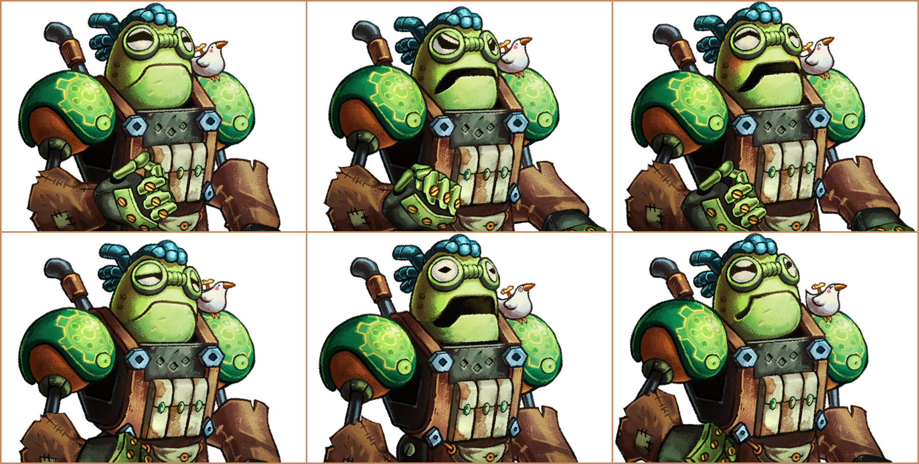 SteamWorld Quest - Galleo Portraits