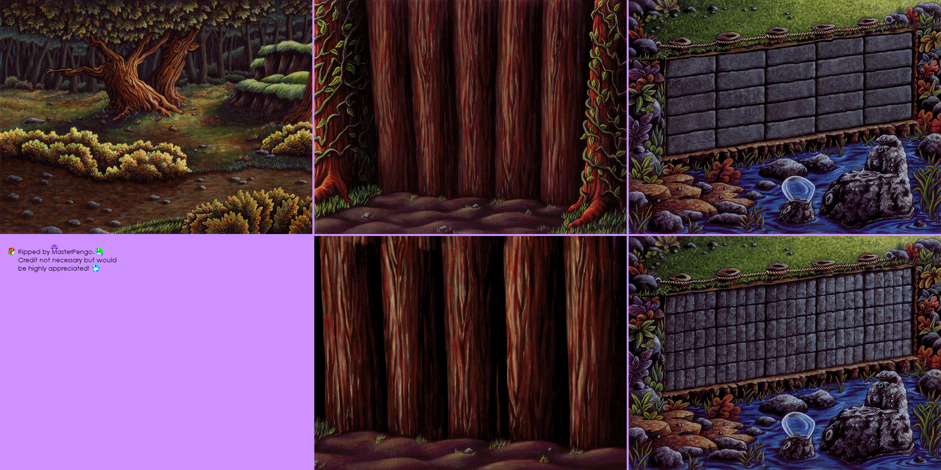 Deep, Dark Forest Levels