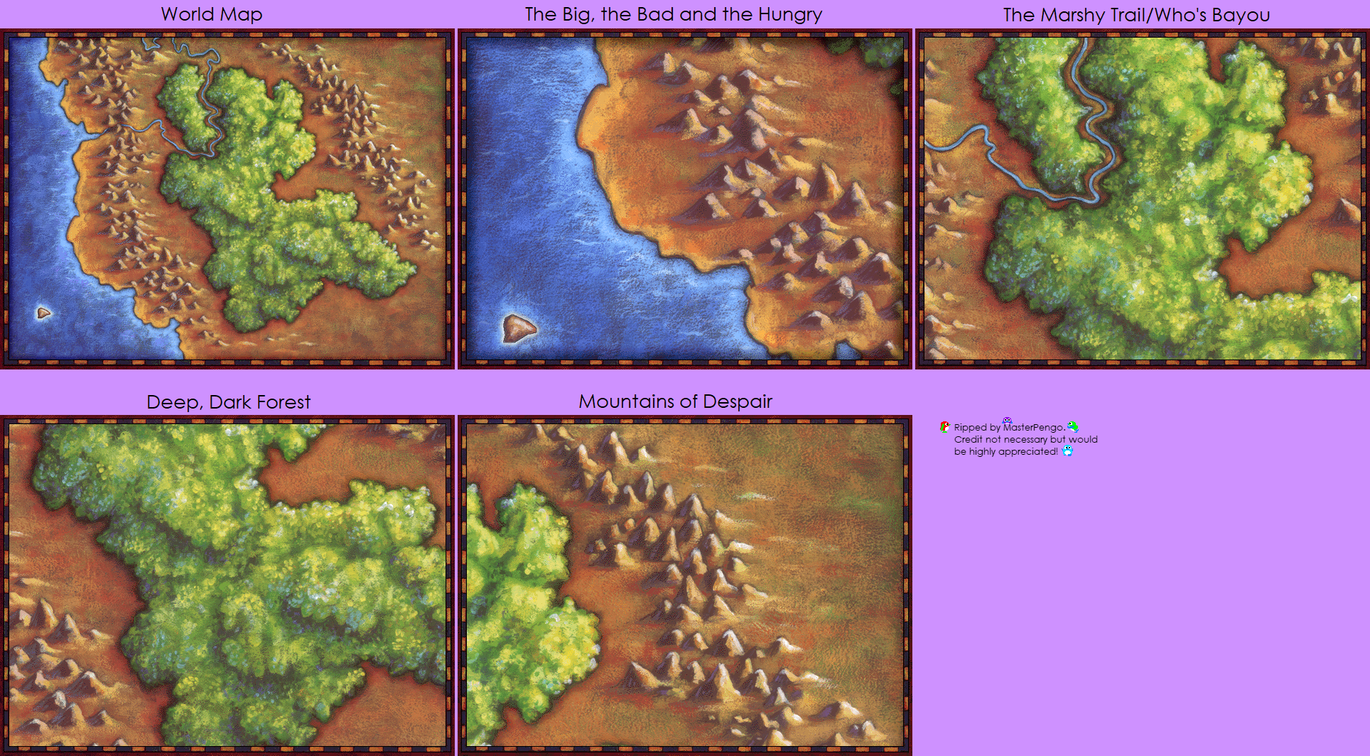Logical Journey of the Zoombinis - Maps