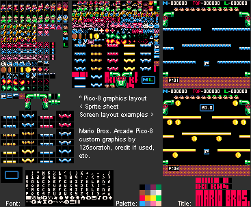 Mario Bros. (PICO-8-Style)
