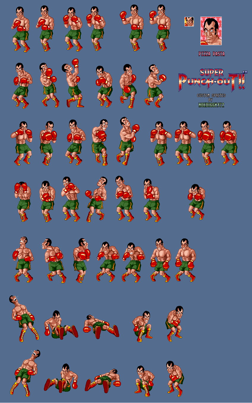 Pizza Pasta (Super Punch-Out!!-Style)