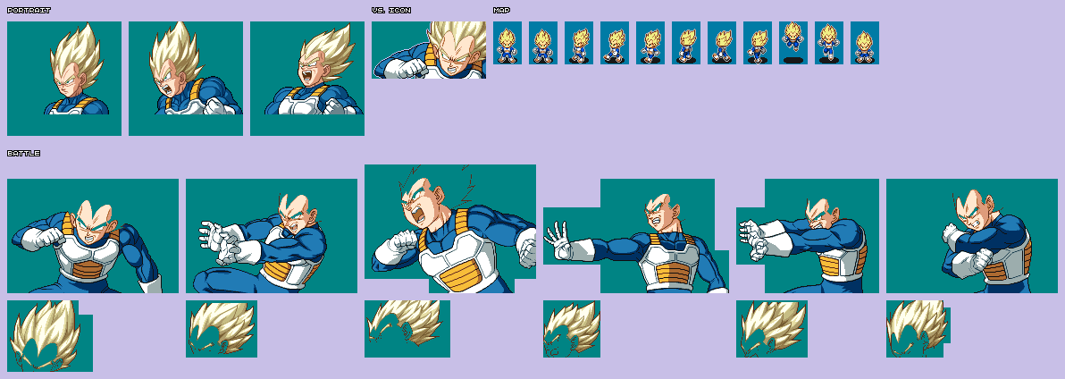 Dragon Ball Z: Harukanaru Goku Densetsu - Vegeta (Super Saiyan)