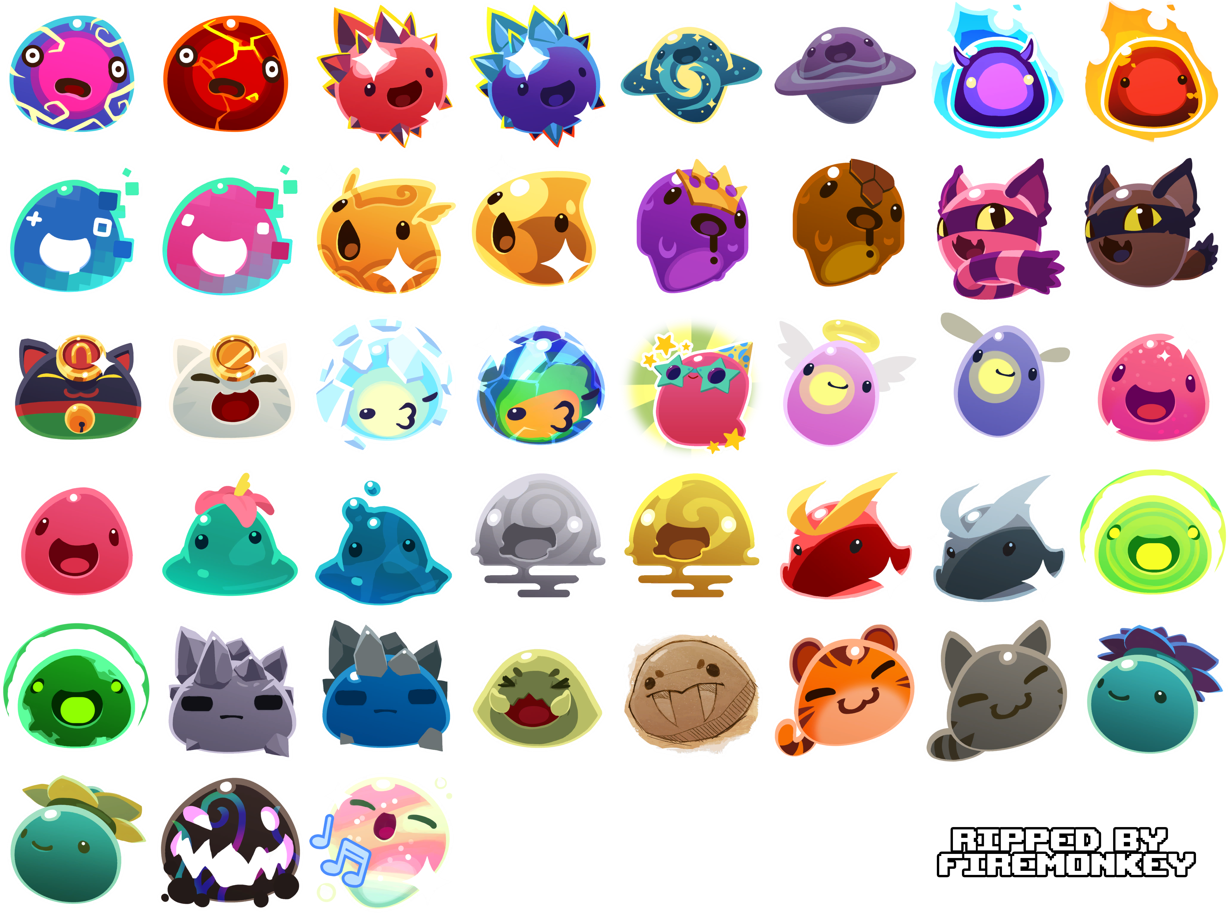 Slime Rancher - Slime Icons