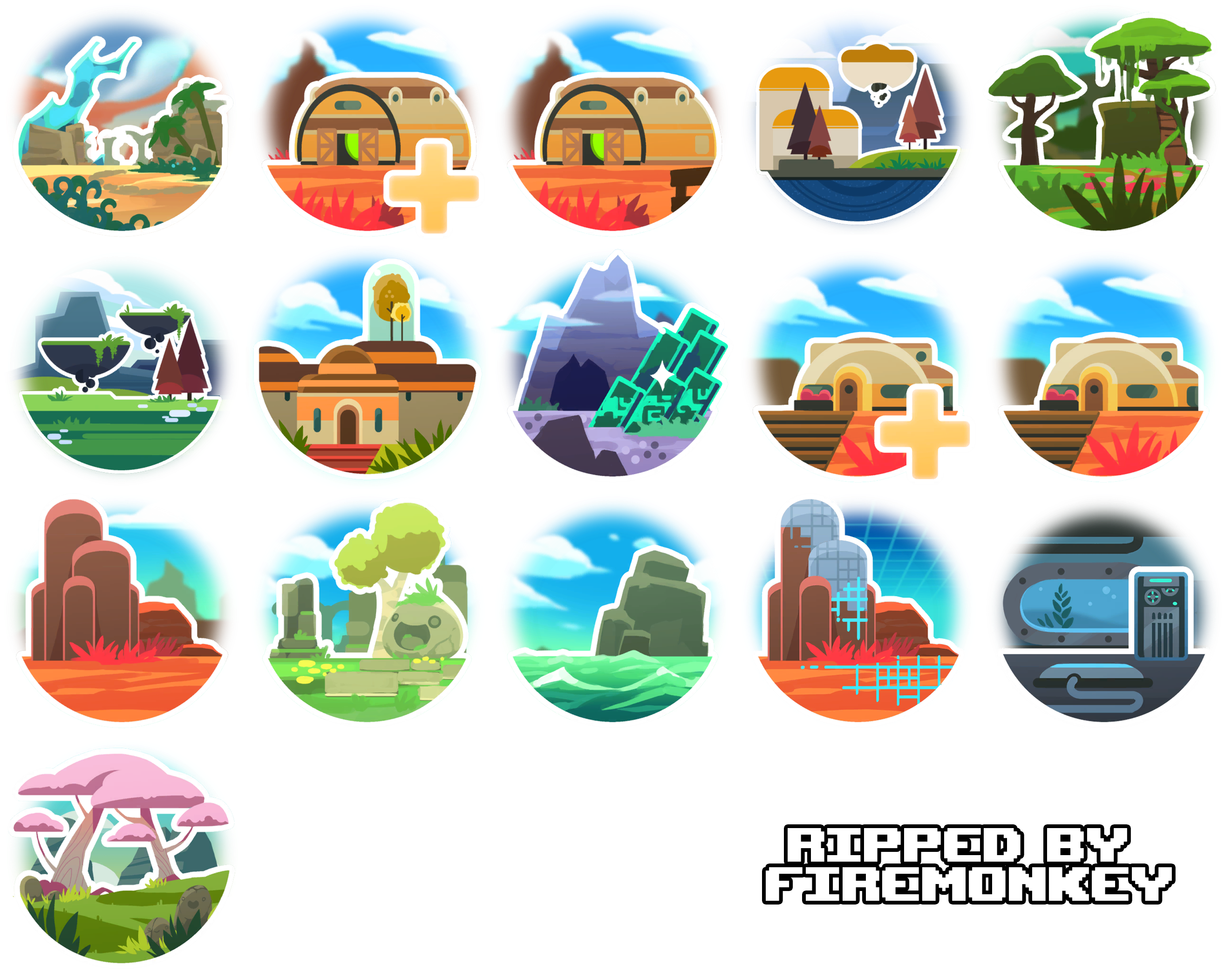 Slime Rancher - Zone Icons