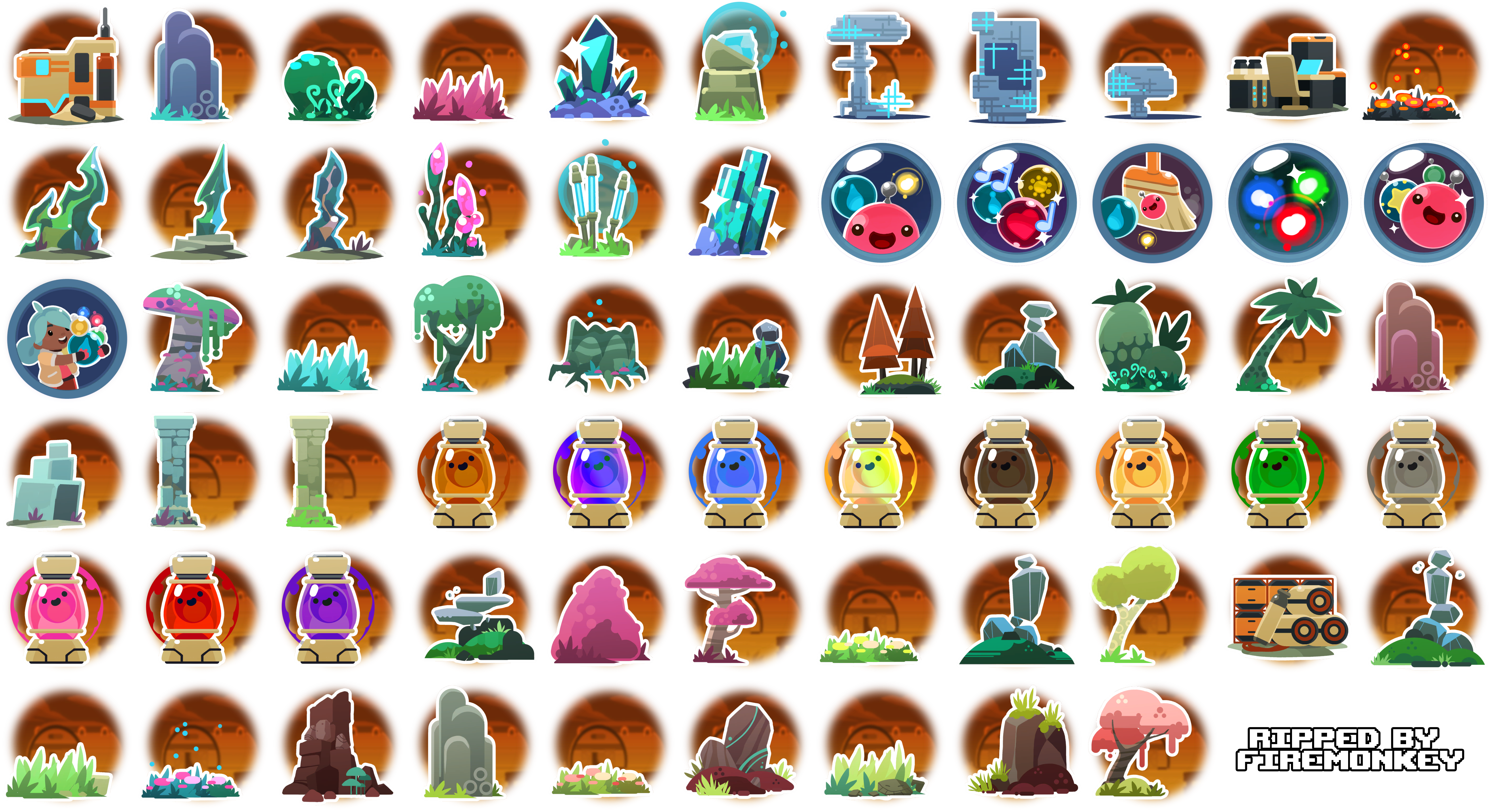 Slime Rancher - Decor Icons