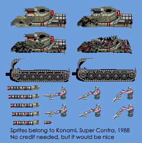 Super Contra - M4A4 Tank