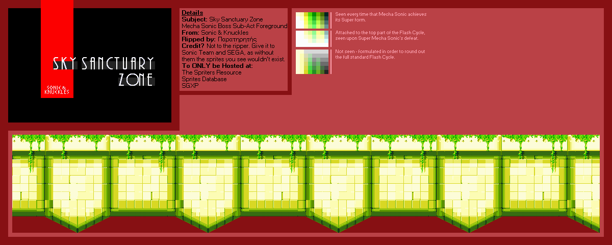 Sonic & Knuckles - Sky Sanctuary Zone (Final Boss Sub-Act)