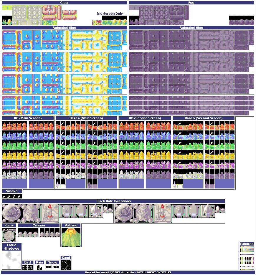 Advance Wars: Dual Strike - Tileset (Normal)