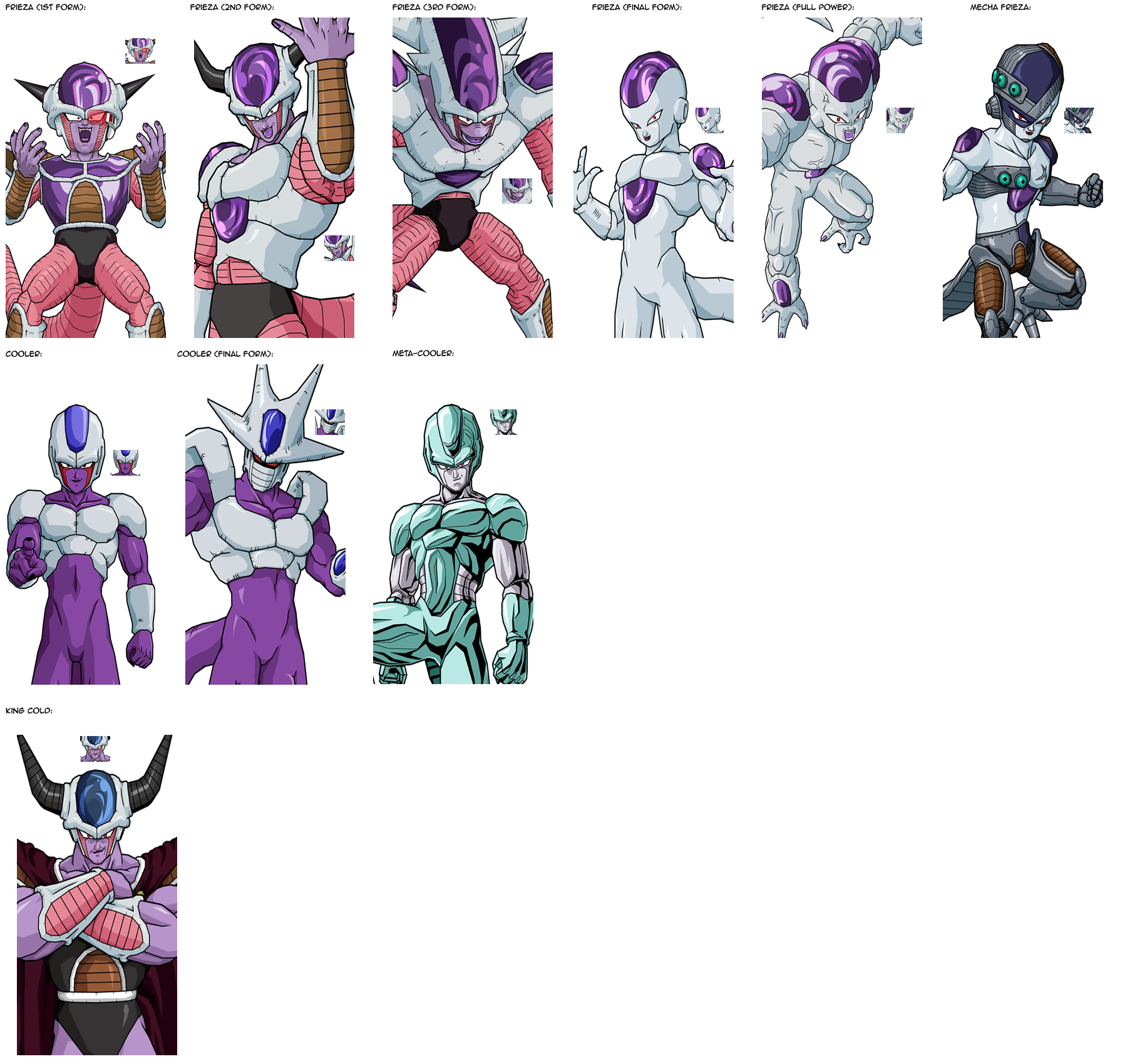 Frieza's Family