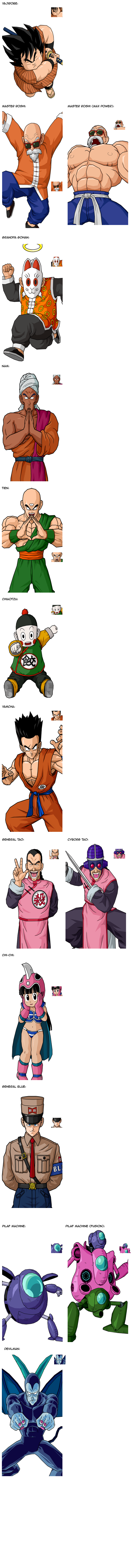 Dragon Ball Z: Budokai Tenkaichi 3 - Dragon Ball Characters