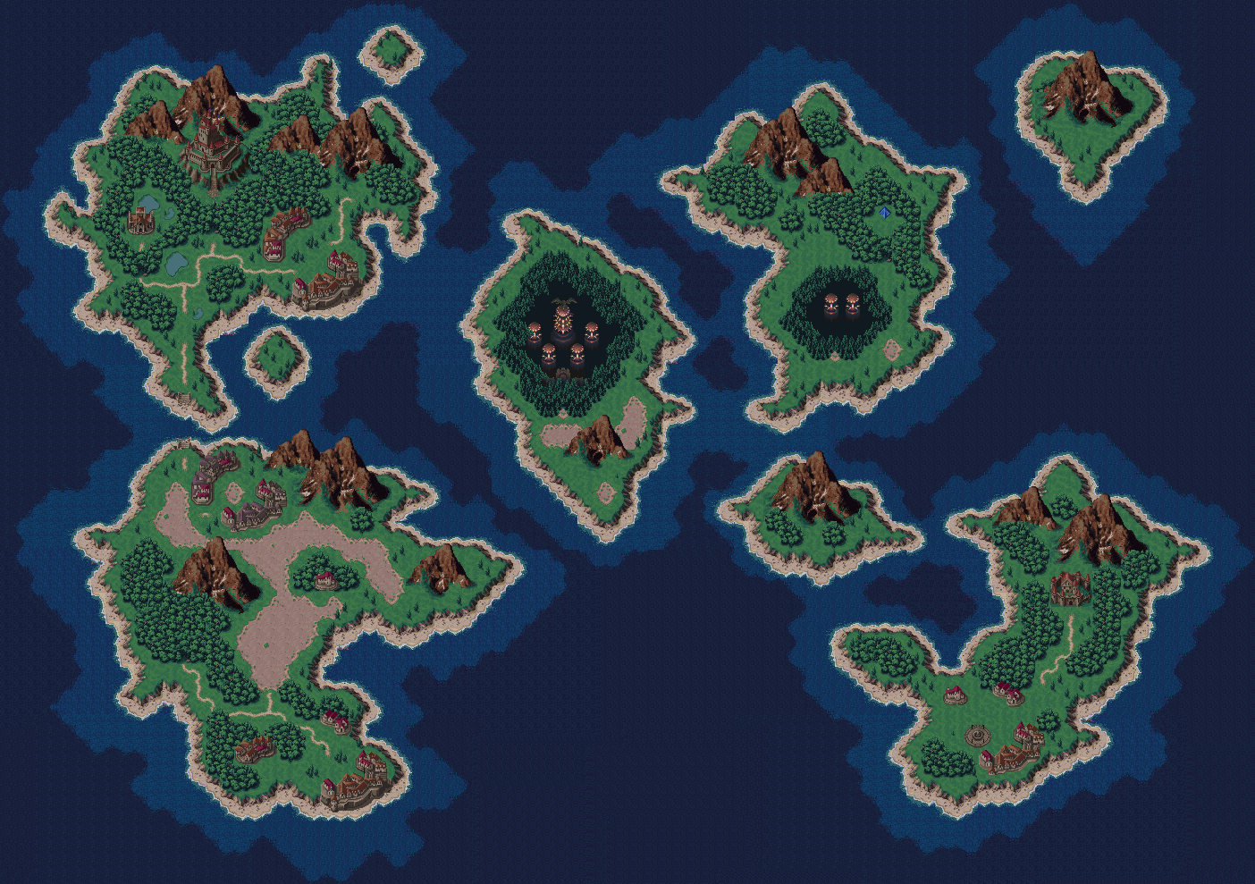 Chrono Trigger (Prototype) - Middle Ages Map