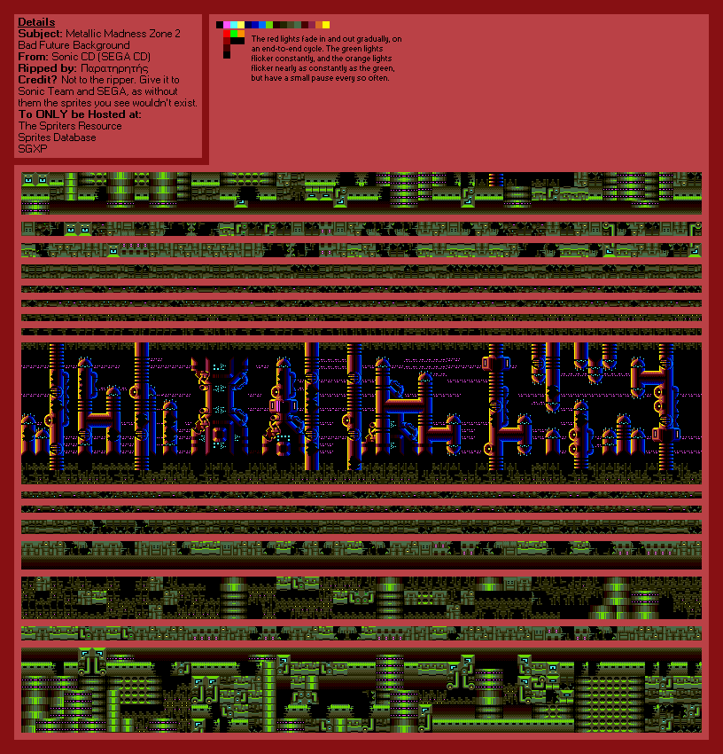 Sonic the Hedgehog CD - Metallic Madness Zone 2 (Bad Future)