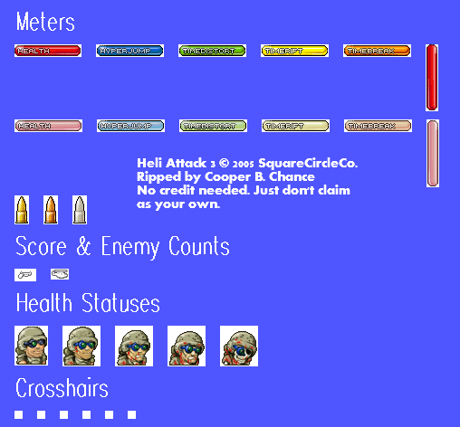 Heli Attack 3 - Heads-Up Display