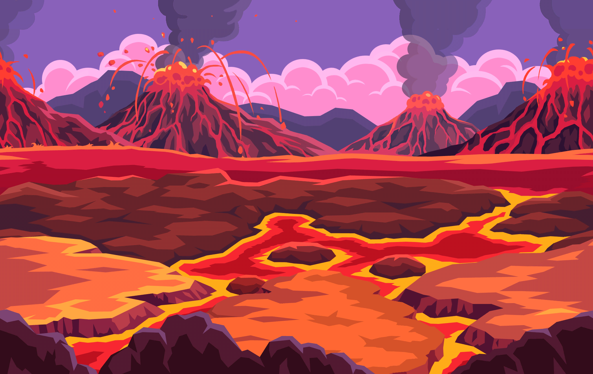 Puyo Puyo Champions - Volcano