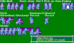 Dragon Quest / Dragon Warrior Customs - Erdrick (Zelda 2-Style)